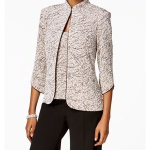 Alex Evenings Jacket and Top Set. Like new.